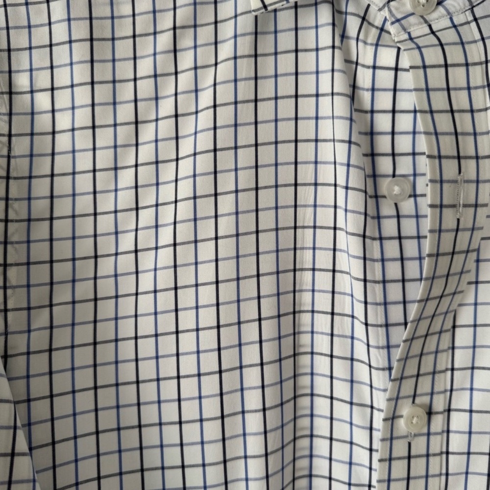Bonobos Blue and White Checkered Men's Shirt
